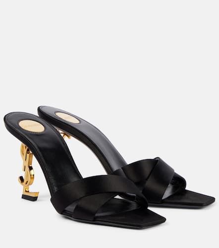 Mules Opyum 85 en satin - Saint Laurent - Modalova