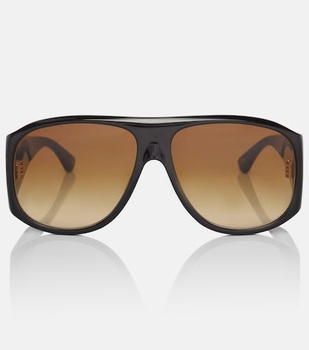 Chloé Lunettes de soleil oversize à logo - Chloe - Modalova