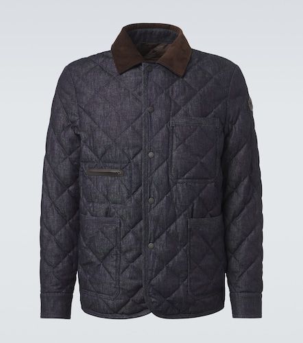 Moncler Doudoune en denim - Moncler - Modalova