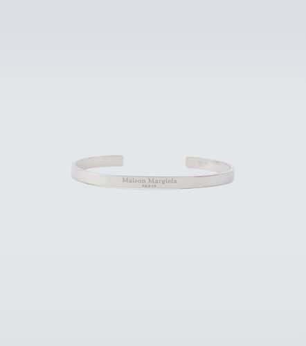 Bracelet jonc en argent sterling à logo - Maison Margiela - Modalova