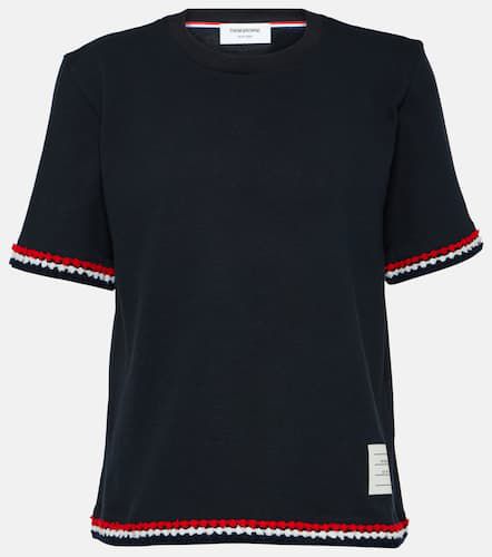 Thom Browne T-shirt brodé en coton - Thom Browne - Modalova