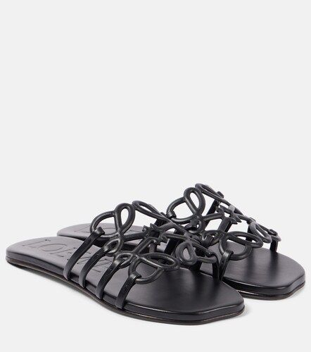 Loewe Mules Petal Anagram en cuir - Loewe - Modalova
