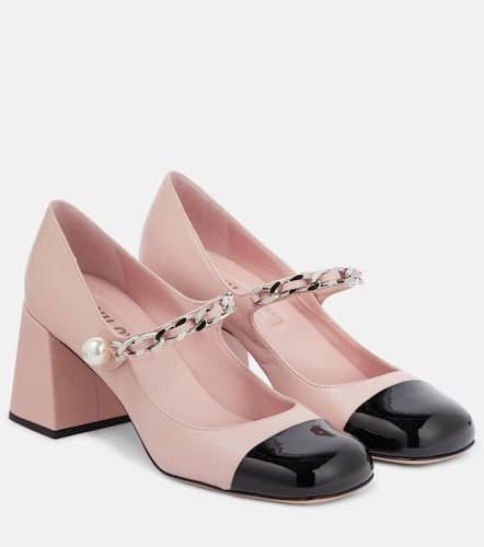 Miu Miu Escarpins Mary Jane en cuir - Miu Miu - Modalova