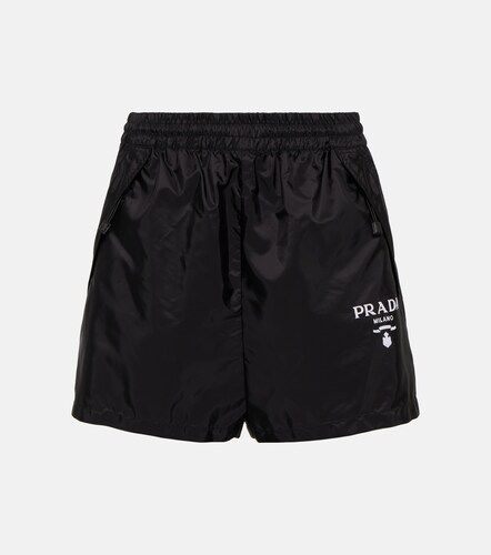 Short en Re-Nylon à taille haute - Prada - Modalova