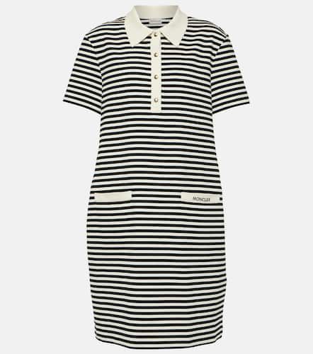 Robe rayée en coton mélangé - Moncler - Modalova