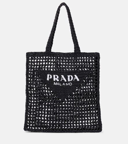 Cabas Small en crochet à effet raphia - Prada - Modalova