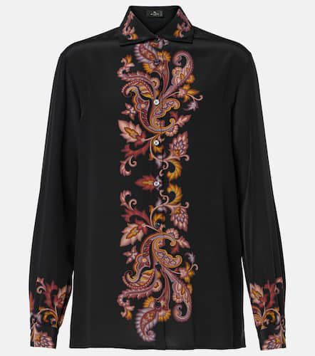 Chemise en soie à motif cachemire - Etro - Modalova