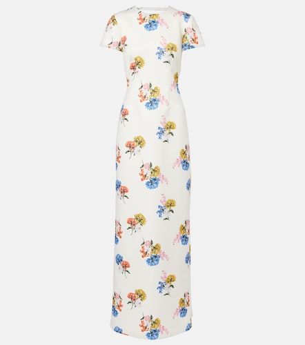 Robe longue Fosette à fleurs - Emilia Wickstead - Modalova