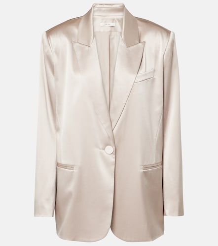 Blazer oversize en satin de soie - The Sei - Modalova