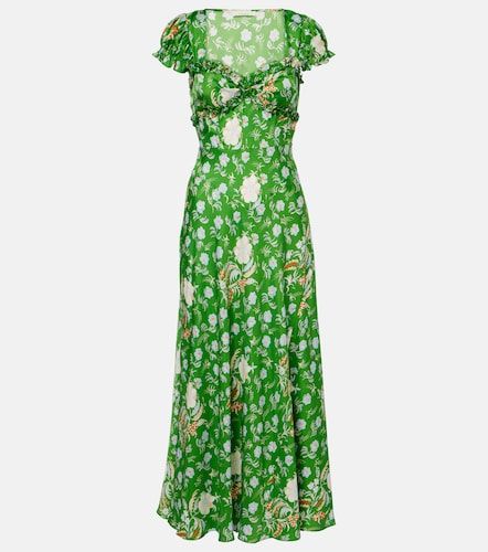Dôen Robe longue Valerine en soie à fleurs - Doen - Modalova