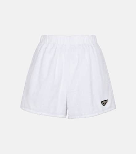 Short à taille haute en coton - Prada - Modalova