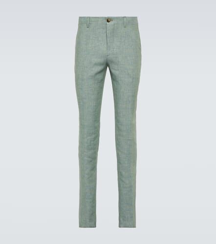 Etro Pantalon slim en lin - Etro - Modalova