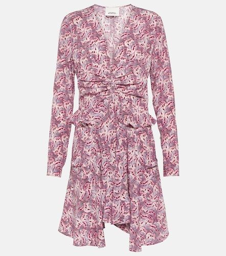 Robe Usmara en soie mélangée à imprimé - Isabel Marant - Modalova