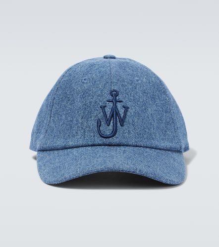 Casquette en jean à logo - JW Anderson - Modalova