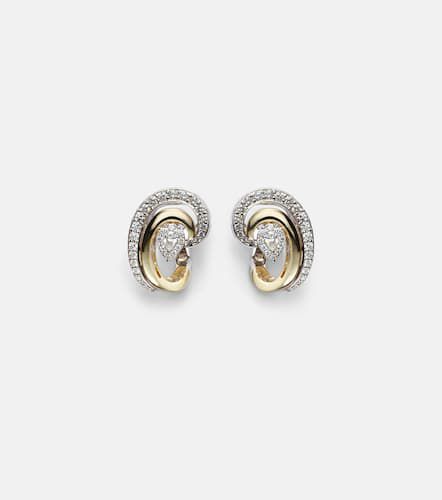 Boucles d'oreilles clip Golden Strada en or 18 ct et diamants - Yeprem - Modalova