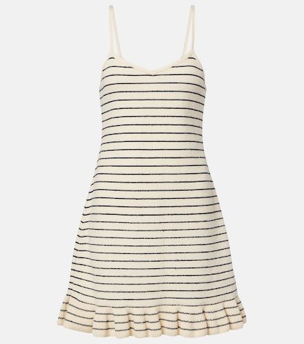Robe rayée en coton mélangé - JW Anderson - Modalova