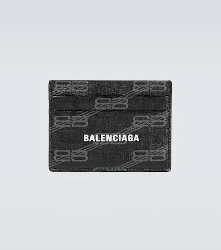 Porte-cartes en cuir à logo - Balenciaga - Modalova