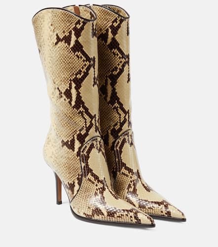 Bottes Ashley 95 en cuir effet serpent - Paris Texas - Modalova