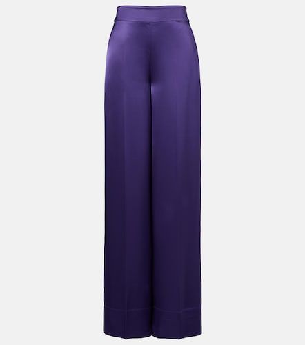 Pantalon ample Dijon en satin - Joseph - Modalova