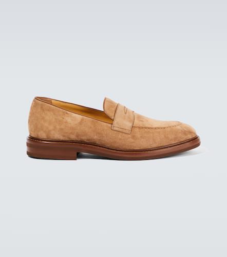 Mocassins en daim - Brunello Cucinelli - Modalova