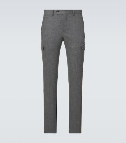 Pantalon tapered en laine et cachemire - Incotex - Modalova