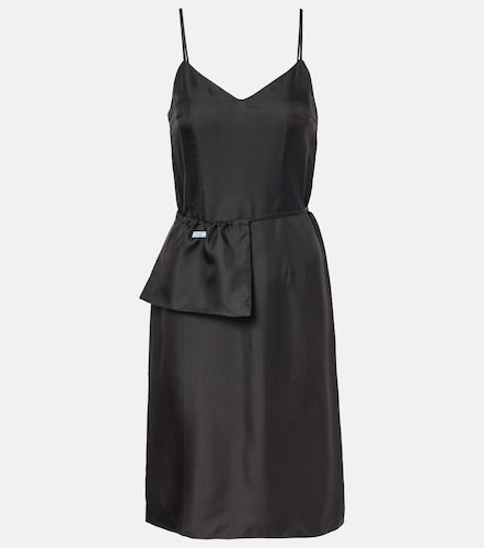 Prada Robe midi en soie - Prada - Modalova