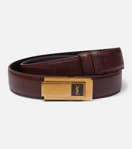 Ceinture Cassandre en cuir - Saint Laurent - Modalova