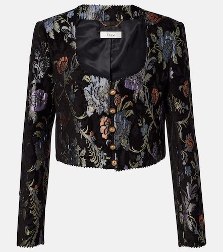 Chloé Veste brodée raccourcie - Chloe - Modalova