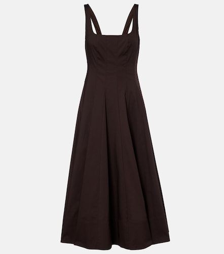 Staud Robe midi en coton - Staud - Modalova