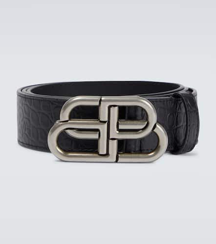 Ceinture BB Large en cuir - Balenciaga - Modalova