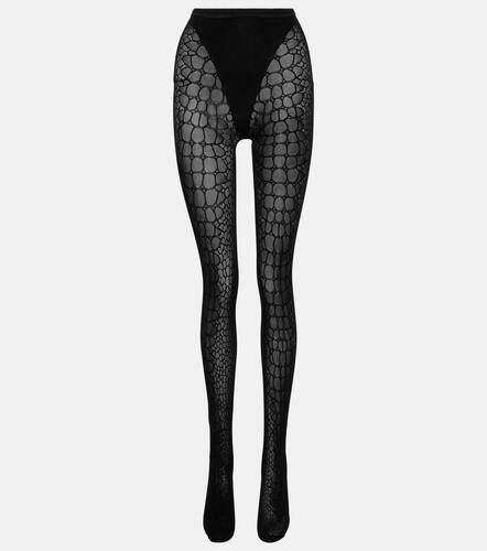 Alaïa Collants effet crocodile - Alaia - Modalova