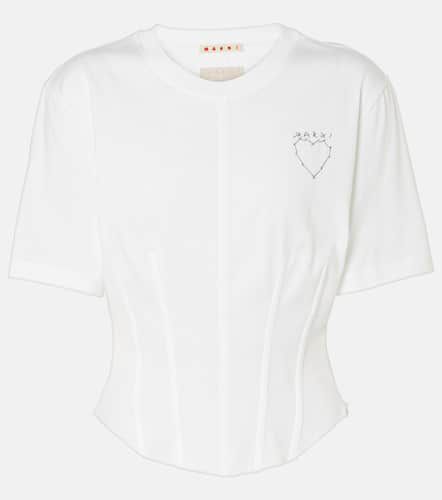 Marni T-shirt brodé en coton - Marni - Modalova