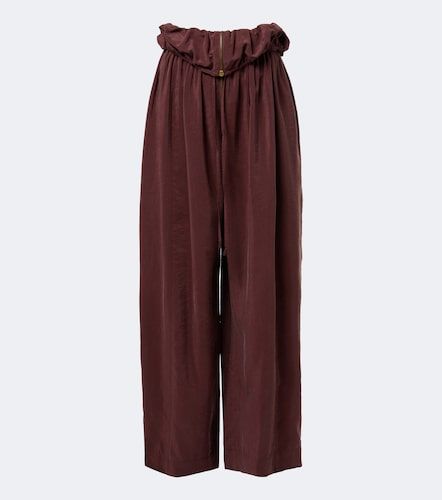Chloé Pantalon ample en soie mélangée - Chloe - Modalova