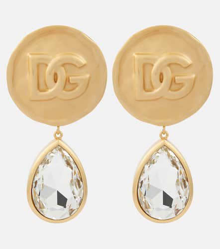 Boucles d’oreilles DG à cristaux - Dolce&Gabbana - Modalova