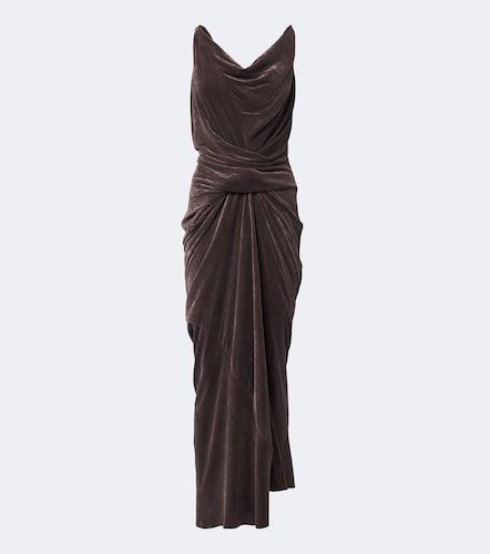 Robe longue Strutter en velours - Rick Owens - Modalova