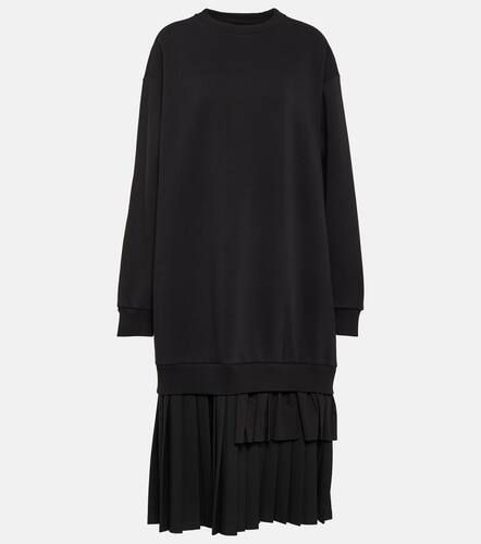 Robe sweat-shirt en coton mélangé - MM6 Maison Margiela - Modalova