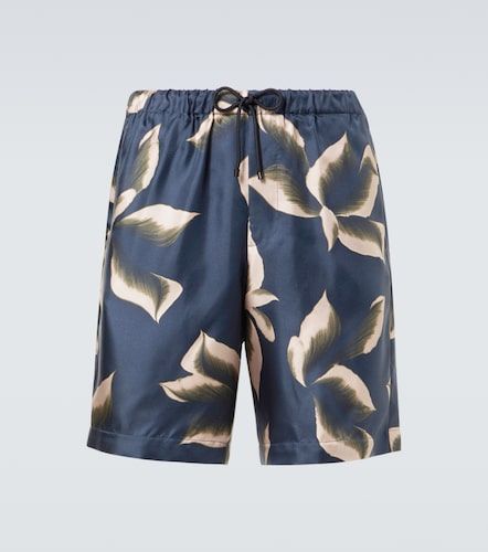 Short en soie à imprimé - Dries Van Noten - Modalova