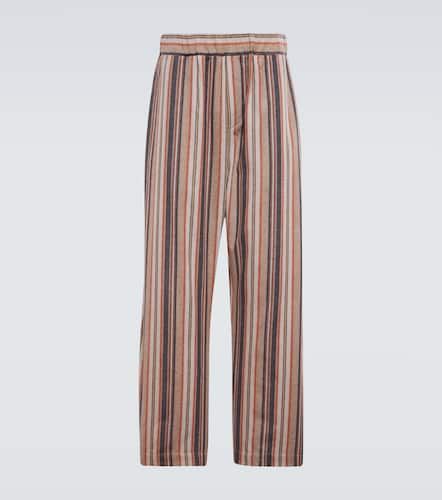 Pantalon Leisure Stripe en cachemire mélangé - The Elder Statesman - Modalova
