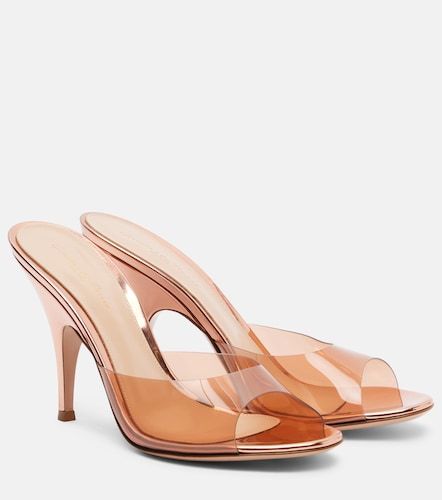 Mules Sofia en PVC et cuir - Gianvito Rossi - Modalova