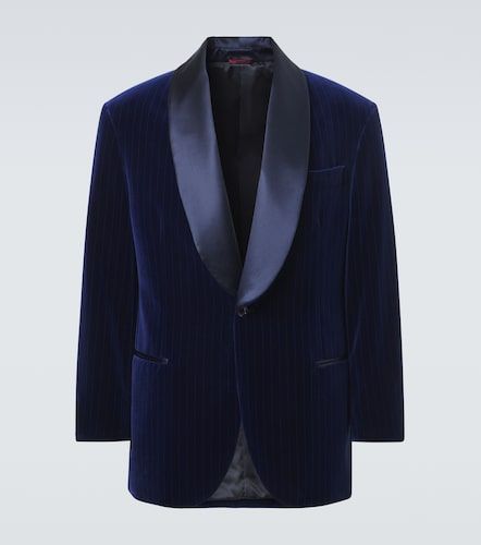 Veste de smoking en coton à rayures - Brunello Cucinelli - Modalova