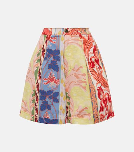 Etro Short imprimé en jean - Etro - Modalova