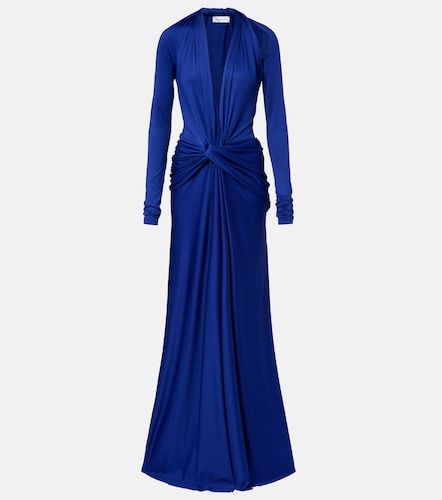 Robe longue drapée - Victoria Beckham - Modalova