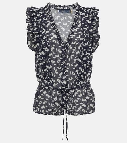 Top en coton à fleurs - Polo Ralph Lauren - Modalova
