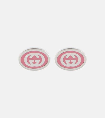 Boucles d’oreilles Interlocking G en argent sterling - Gucci - Modalova