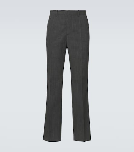 Pantalon droit en laine vierge à carreaux - Jil Sander - Modalova