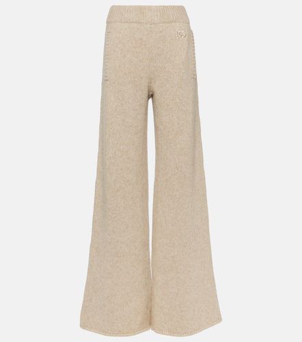 Pantalon ample en laine mélangée - Dolce&Gabbana - Modalova