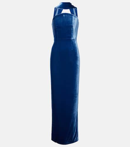 Robe longue en velours - Roland Mouret - Modalova