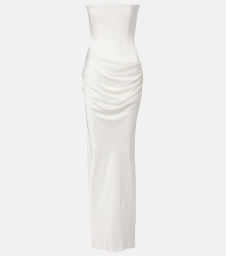 Robe de mariée en crêpe de satin - Alex Perry - Modalova