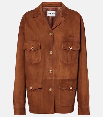 Miu Miu Veste en daim - Miu Miu - Modalova
