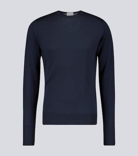 Pull Marcus ras du cou en laine - John Smedley - Modalova